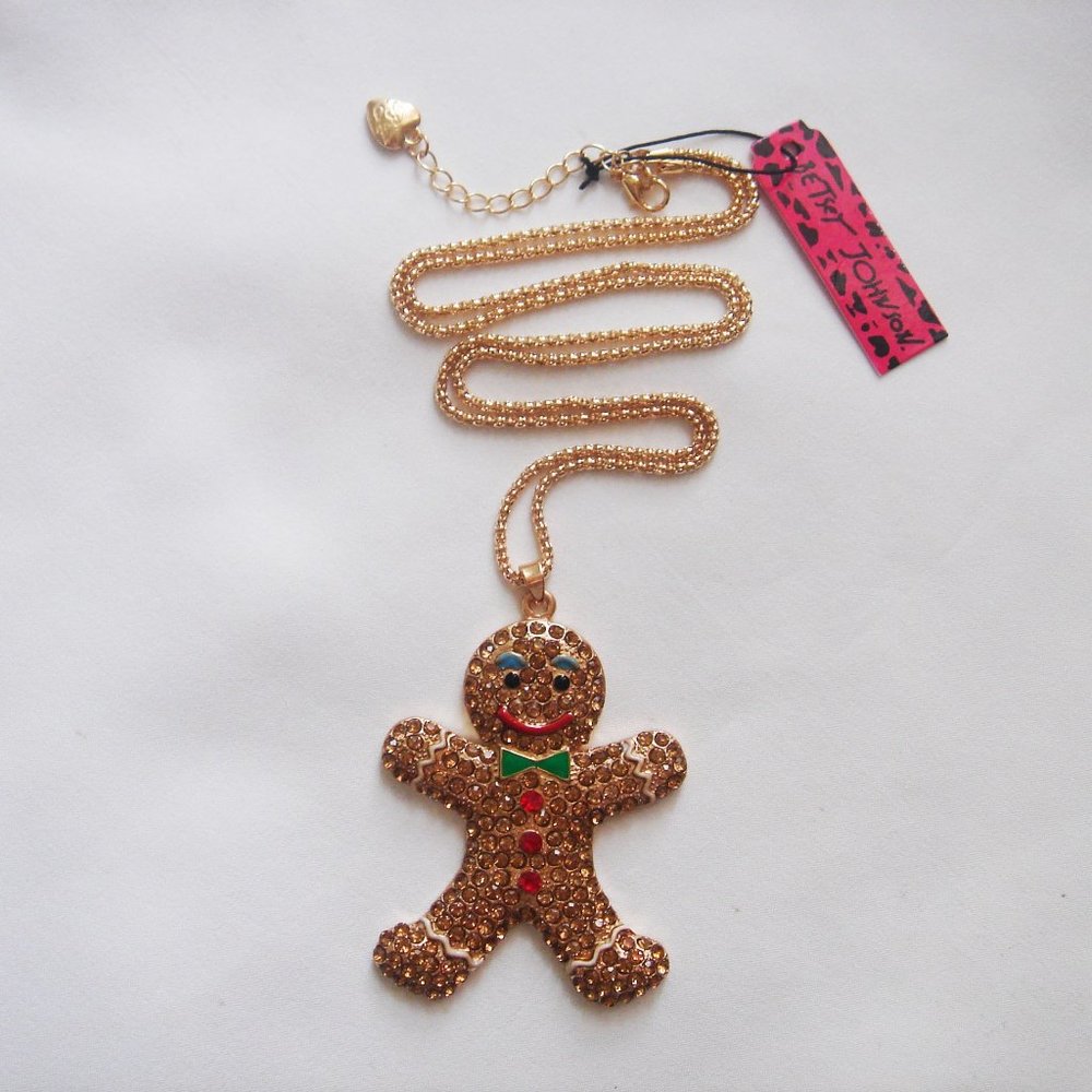 GINGERBREAD  MAN NECKLACE